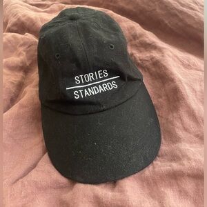 Stories Over Standards Hat - Black